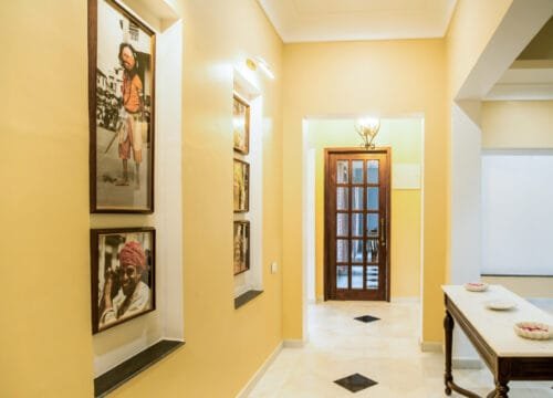 Hotel lobby and reception at Chez Lavania — hotels in Udaipur near Lake Pichola