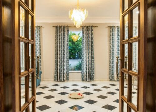 Chez Lavania hotel entrance and facade — boutique hotels in Udaipur near Lake Pichola